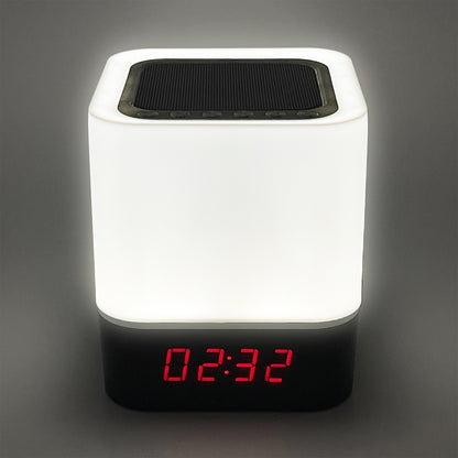 Reloj despertador inalámbrico con altavoz que cambia de color Zunammy