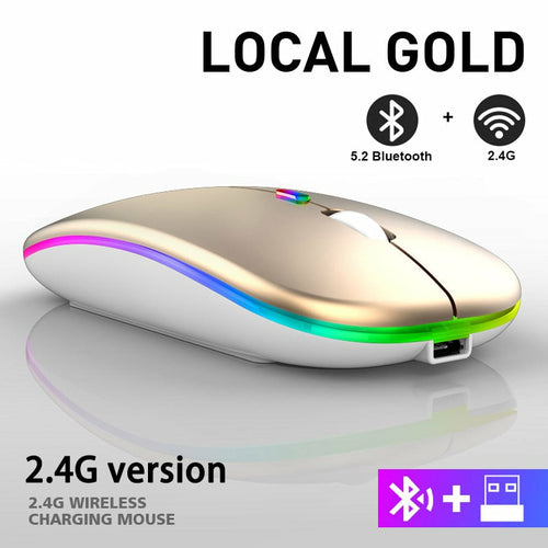 Ratón inalámbrico Bluetooth RGB