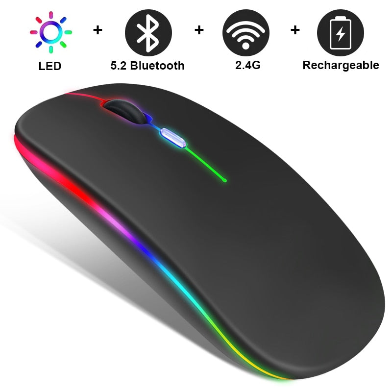 Ratón inalámbrico Bluetooth RGB