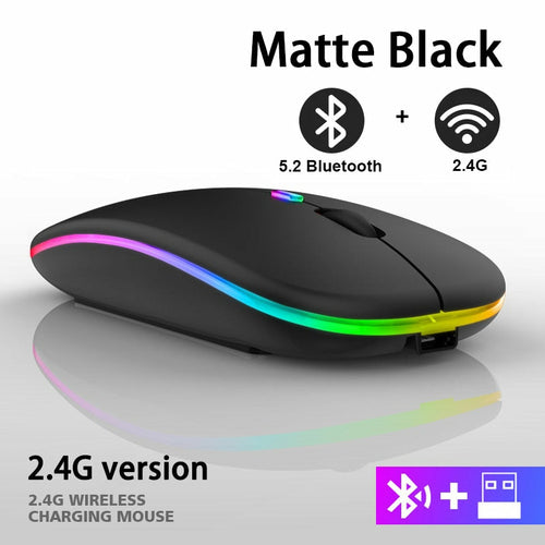 Ratón inalámbrico Bluetooth RGB