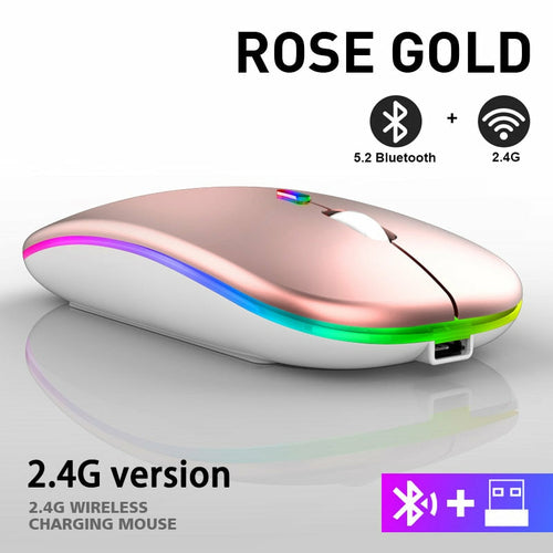 Ratón inalámbrico Bluetooth RGB