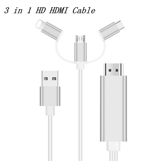 Cable HDMI para televisores móviles Apple, iPhone y Android